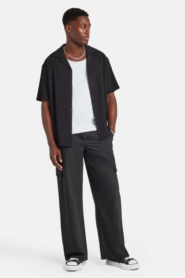 Relaxed Cargo Trouser - Black