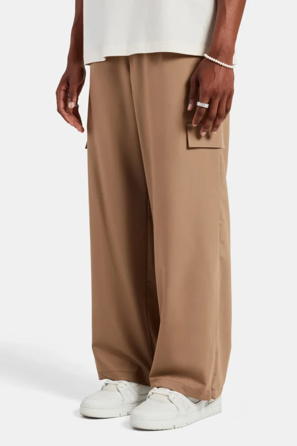 Relaxed Cargo Trouser - Taupe