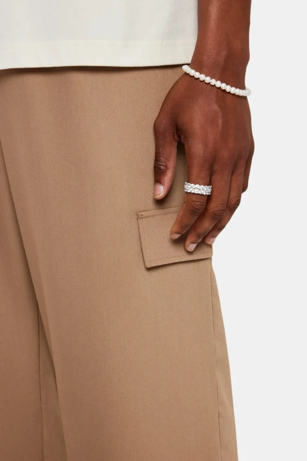 Relaxed Cargo Trouser - Taupe