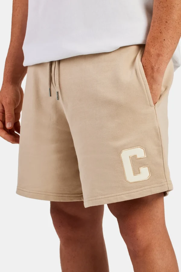 Relaxed Fit C Jersey Short - Taupe