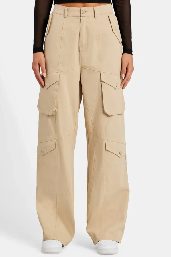 Relaxed Fit Multi Pocket Cargo Trouser