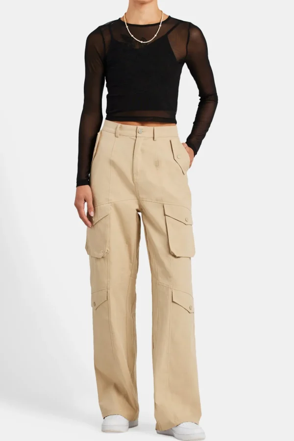 Relaxed Fit Multi Pocket Cargo Trouser