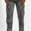 Relaxed Pleated Cargo Trouser - Dark Grey