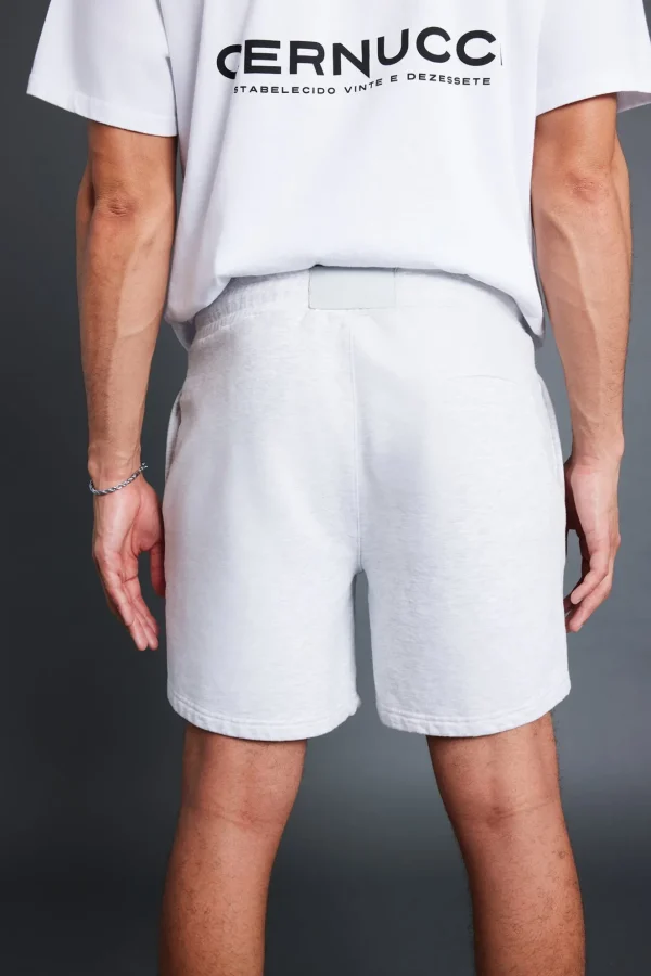 Relaxed Shorts - Light Grey Marl