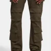 Relaxed Twill Cargo Trouser - Khaki