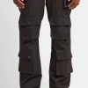 Relaxed Twill Cargo Trouser - Charcoal