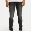 Skinny Fit Jeans - Washed Black