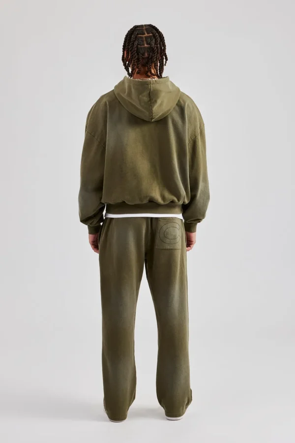 Straight Leg Jogger - Washed Green