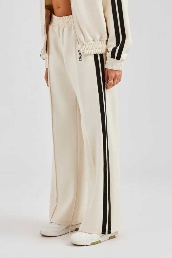 Taping Straight Leg Track Pant - Off White