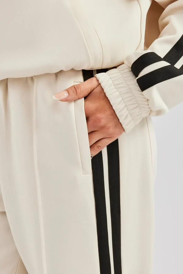 Taping Straight Leg Track Pant - Off White