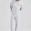 Tonal Oversized Tracksuit - Ash Grey