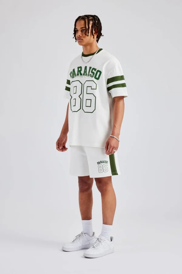 86 Varsity Jersey Short - Off White