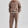 Washed Hooded Tracksuit - Taupe