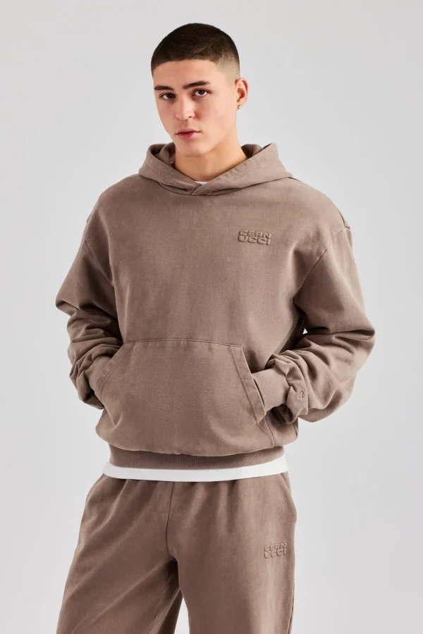 Washed Hoodie - Taupe