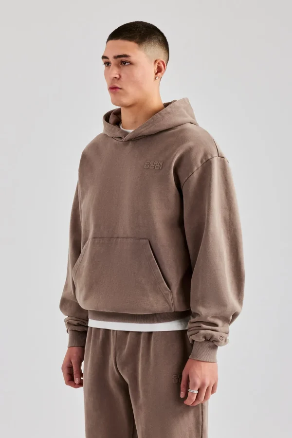 Washed Hoodie - Taupe