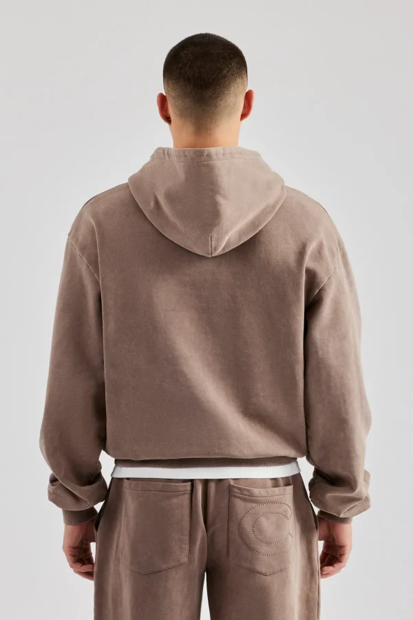 Washed Hoodie - Taupe