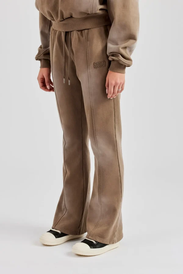 Washed Jersey Flare - Washed Taupe