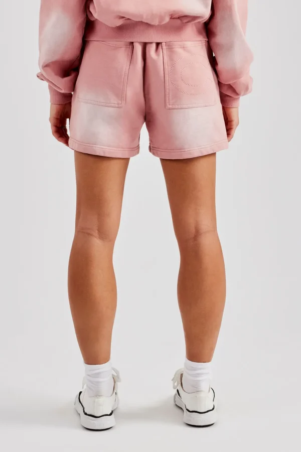 Washed Relaxed Shorts - Pink