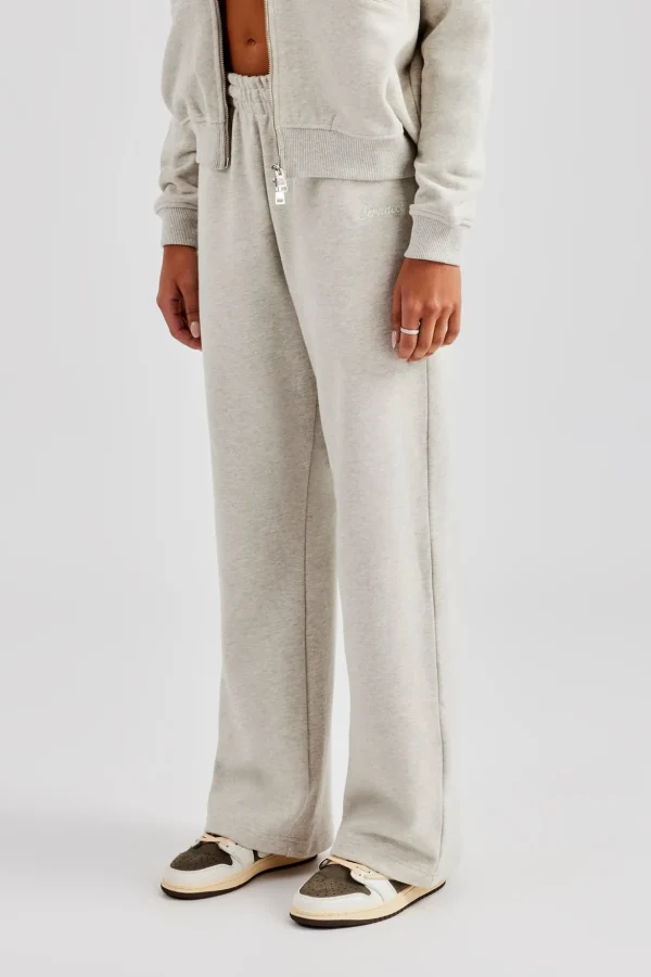 Wide Leg Jogger - Ash Grey