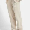 Wide Leg Knitted Jogger - Oatmeal