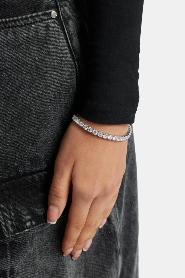 Womens 5mm Tennis Bracelet