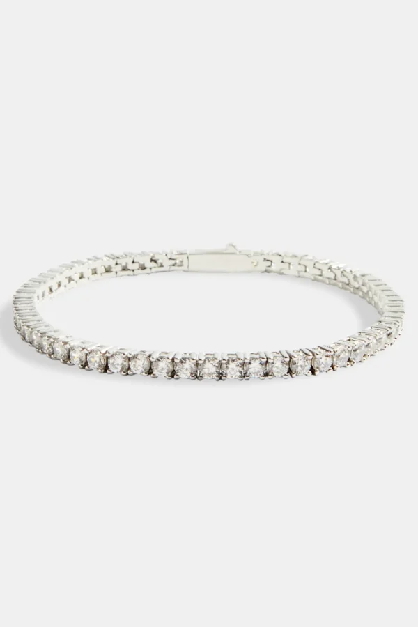 Womens 3mm Tennis Bracelet