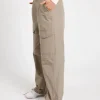 Woven Cargo Trouser - Beige