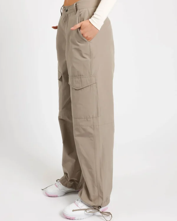 Woven Cargo Trouser - Beige