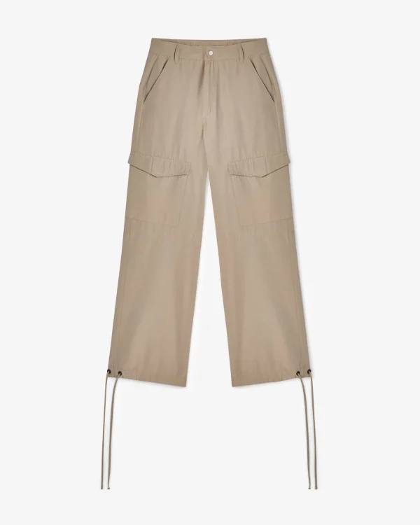 Woven Cargo Trouser - Beige