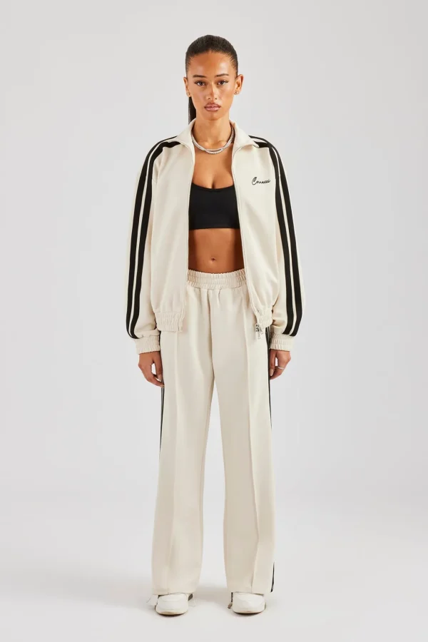 Zip Through Taping Tracksuit - Off White