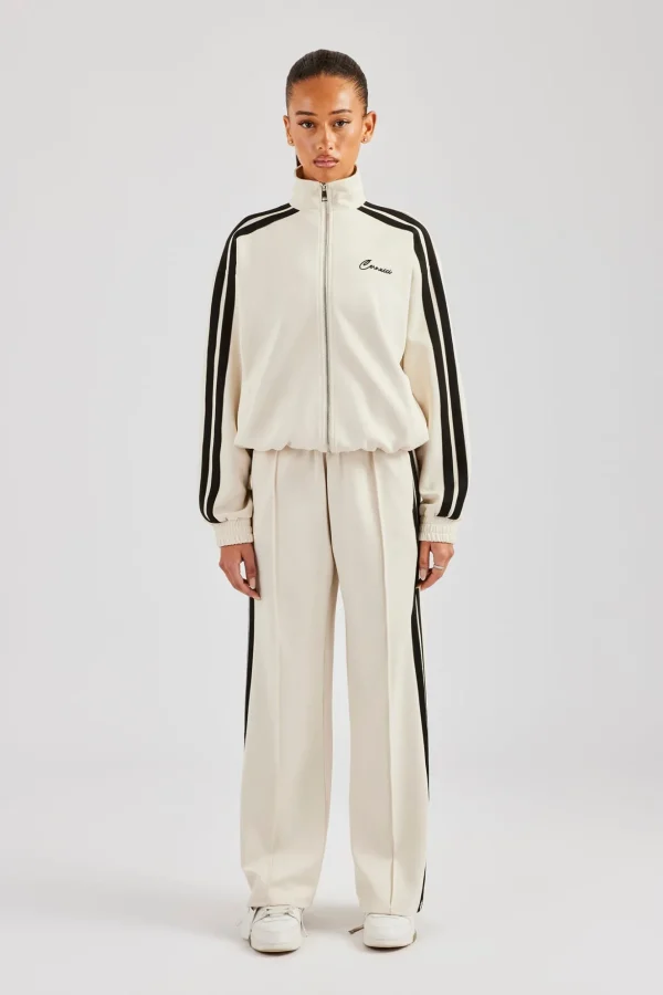 Zip Through Taping Tracksuit - Off White